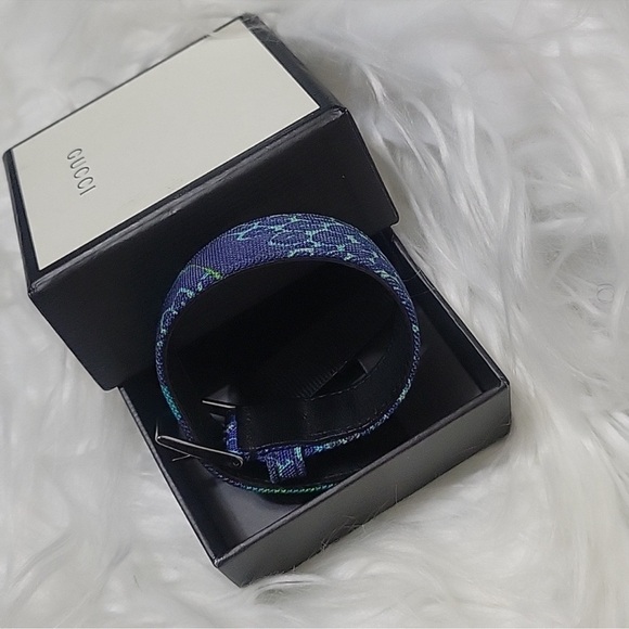 Gucci Blue and Green Women’s Belt Bracelet main image 6